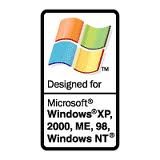 Designed for Windows 98+